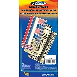 Estes Model Rocket Waterslide Decal Set #3170 - product image