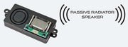 ESU 50345 rectangular passive radiator speaker module, 22 by 42 by 8 mm.