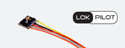 ESU 59120 LokPilot 5 FX micro DCC function decoder, board and wire leads; eight-pin plug not shown.