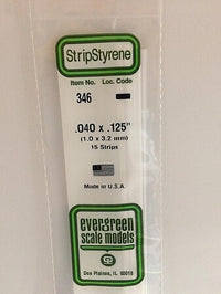 Evergreen Scale Models 040x125 Strips #346 - product image