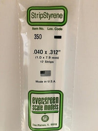 Evergreen Scale Models 040x312 Strips #350 - product image