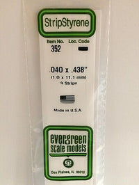 Evergreen Scale Models 040x438 Strips #352 - product image