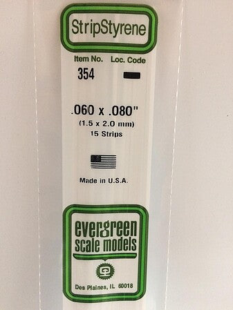 Evergreen Scale Models 060x080 Strips #354 - product image