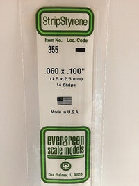 Evergreen Scale Models 060x100 Strips #355 - product image
