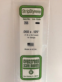Evergreen Scale Models 060x125 Strips #356 - product image