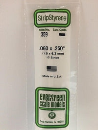 Evergreen Scale Models 060x250 Strips #359 - product image