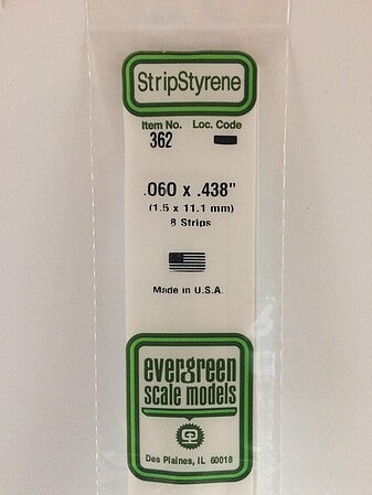Evergreen Scale Models 060x438 Strips #362 - product image