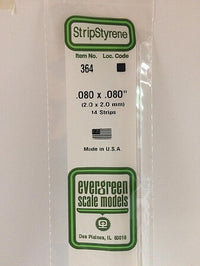 Evergreen Scale Models 080x080 Strips #364 - product image