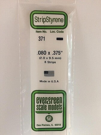 Evergreen Scale Models 080x375 Strips #371 - product image
