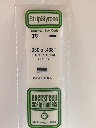 Evergreen Scale Models 080x438 Strips #372 - product image