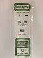 Evergreen Scale Models 100x125 Strips #376 - product image 2