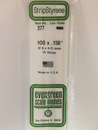 Evergreen Scale Models 100x156 Strips #377 - product image
