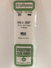 Evergreen Scale Models 100x500 Strips #383 - product image