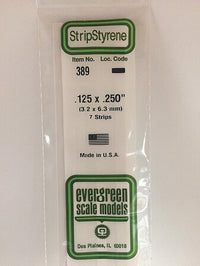 Evergreen Scale Models 125x250 Strips #389 - product image