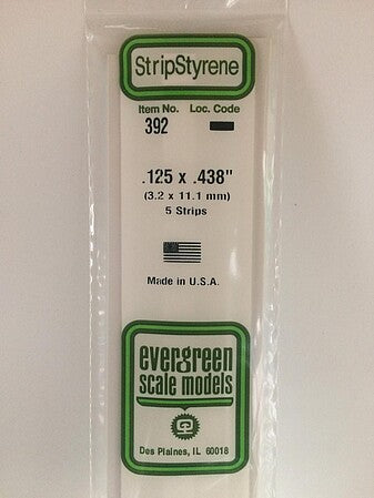 Evergreen Scale Models 125x438 Strips #392 - product image
