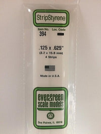 Evergreen Scale Models 125x625 Strips #394 - product image