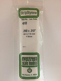 Evergreen Scale Models 250x312 Strips #410 - product image