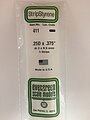 Evergreen Scale Models 250x375 Strips #411 - product image 2