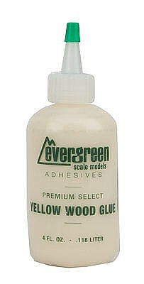 Evergreen Scale Models 4 Oz/.118 Ylw Woodglue6pk #845 - product image