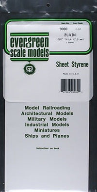 Evergreen Scale Models Plain .080 #9080 - product image