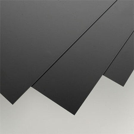 Evergreen Scale Models Plastic Styrene Black Sheet .040x8x21 (3) #9115 - product image