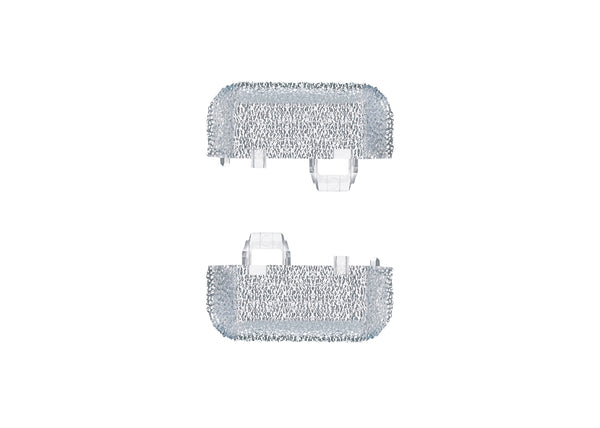 C Track End Piece for Track Roadbed Transparent — exact product view