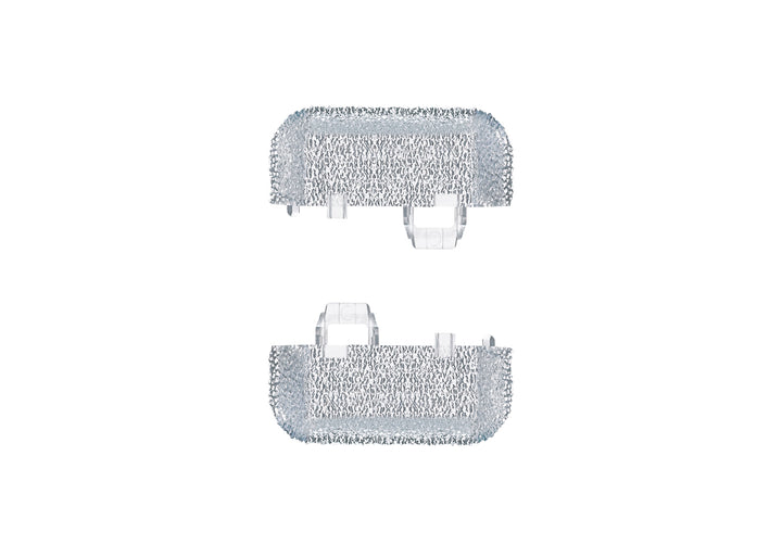 C Track End Piece for Track Roadbed Transparent — exact product view