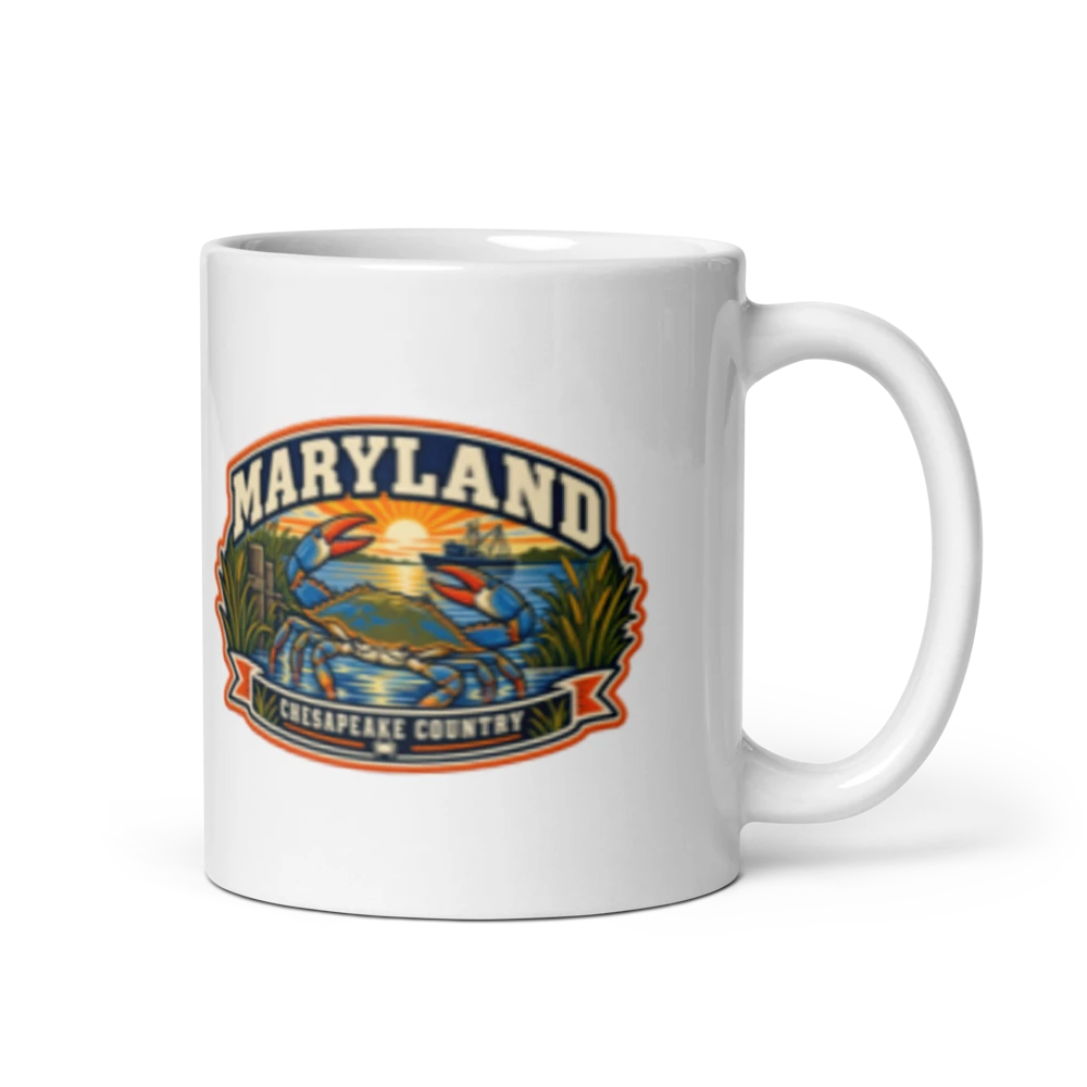 Maryland Heritage Badge Coffee Mug – 11 oz product mockup