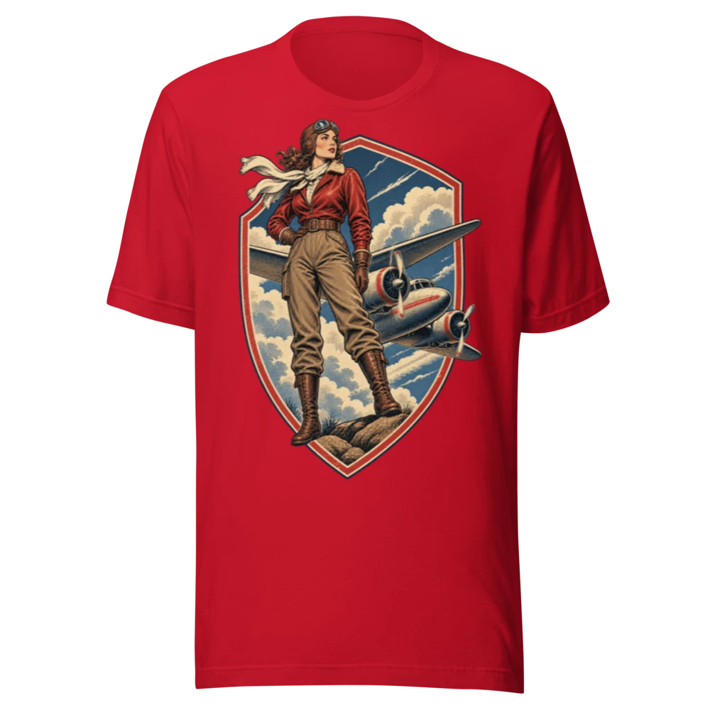 US Service Aviation Heroine 46 T-Shirt product mockup