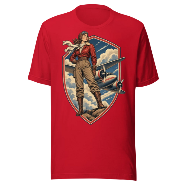 US Service Aviation Heroine 46 T-Shirt product mockup