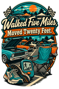 Walked Five Miles Moved Twenty Feet artwork close-up