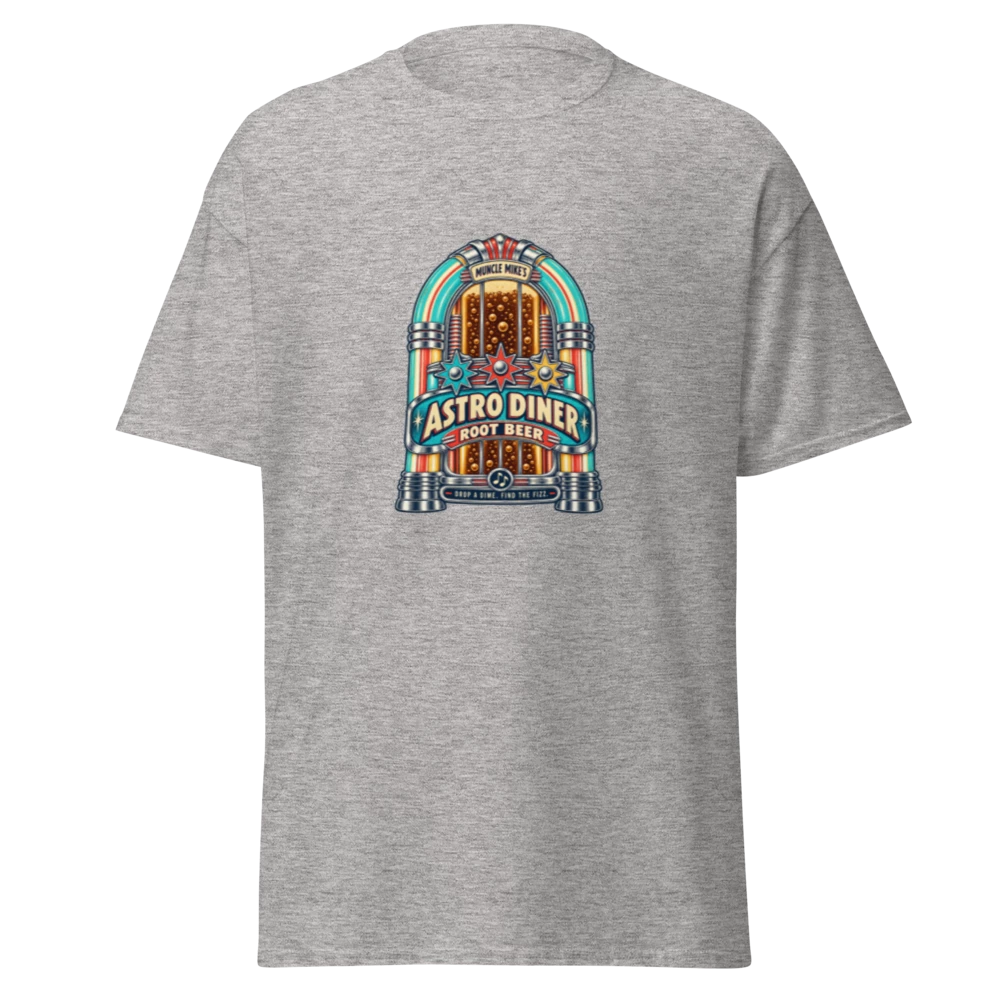 Astro Diner Root Beer T-Shirt product mockup
