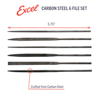 Excel Blades 6 Assorted Needle Files Set (55667) product view 6