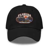 Florida embroidered dad hat in Black