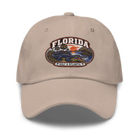 Florida embroidered dad hat in Stone