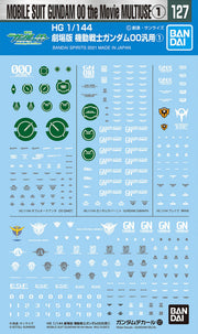 GD-127 Mobile Suit Gundam 00 The Movie 1 Decal — exact product view 4