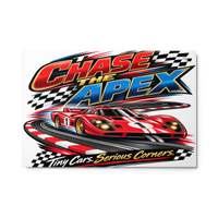 Chase the Apex Glossy Metal Print product mockup 6