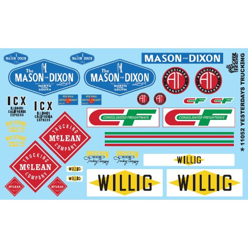 Gofer Racing Decals Yesterdays Trucking Decal — exact product reference