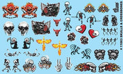 Gofer Racing 1/24–1/25 Skulls & Crossbones Waterslide Decals – 11063– product image 2