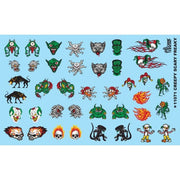 Gofer Racing Decals Creepy Scary Freaky — exact product reference