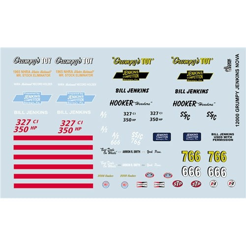 Gofer Racing Decals Grumpy Jenkins Nova Decal — exact product reference