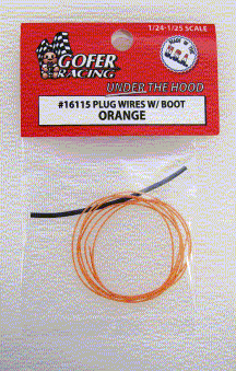 Gofer Racing Decals Plug Wires With Boot Orange — exact product reference