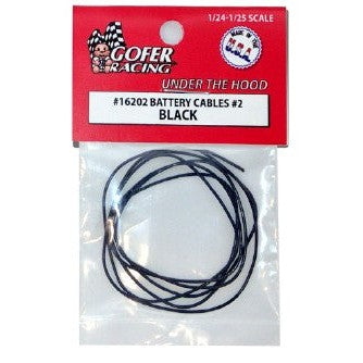 Gofer Racing Decals Battery Cable Black — exact product reference