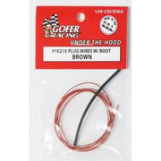 Gofer Racing Decals Plug Wires W/boot Brown — exact product reference
