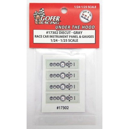 Gofer Racing Decals Instrument Panel Race Car Gray — exact product reference