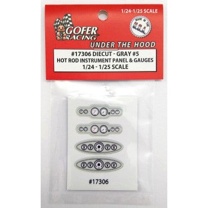 Gofer Racing Decals Instrument Panel Hot Rod Gray #5 — exact product reference