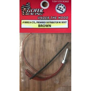 Gofer Racing Decals Prewired Distributor Brown Plug Wire With Boot — exact product reference