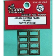 Gofer Racing Decals Photo Etched License Plate Frames — exact product reference