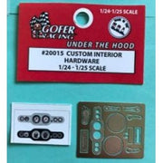 Gofer Racing Decals Photo Etched Custom Interior Hardware — exact product reference