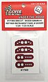 Gofer Racing 1/24 1/25 hot rod instrument panel gauges wood grain 17303